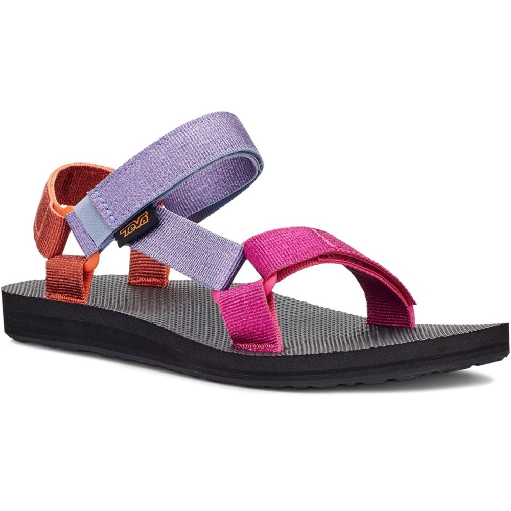 Metallic Colorblock Teva Universal Sandals - Like New!